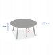 Okrągły stolik ogrodowy SAONA, metalowy, Ø 70 cm 3