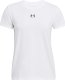 Koszulka damska Under Armour Rival Core SS biała 1383648 100 L 1