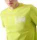 Koszulka męska 4F M2106 zielony neon 4FRSS24TTSHM2106 41N S 3