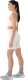 Legginsy damskie 4F F019 złamana biel 4FRSS25TFSTF019 11S XS 3