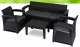 Meble Ogrodowe Sofa x2 Fotel Stolik Na Taras Ogród Zestaw Komplet BRANDON 14