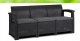 Meble Ogrodowe Sofa x2 Fotel Stolik Na Taras Ogród Zestaw Komplet BRANDON 9