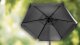 Parasol Ogrodowy Składany Duży na Taras Plażowy Pokrowiec AKRON Szary 8