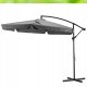 Parasol Ogrodowy Składany Duży na Taras Plażowy Pokrowiec AKRON Szary 9
