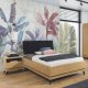 Szafka Nocna Loft Dąb z Szufladą 50 cm CANTE Mała Do Sypialni Do Pokoju 2