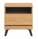 Szafka Nocna Loft Dąb z Szufladą 50 cm CANTE Mała Do Sypialni Do Pokoju 6