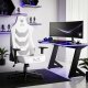 Fotel Gamingowy Obrotowy Ergonomiczny Biurowy Krzesło Dragon APEX Biały 2