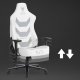 Fotel Gamingowy Obrotowy Ergonomiczny Biurowy Krzesło Dragon APEX Biały 5