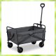 Wózek Składany Transportowy Turystyczny Campingowy Plażowy GILBERT Szary 4