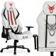 Fotel Songmics Fotel Gamingowy Obrotowy Ergonomiczny Biurowy Krzesło Dragon FURY Biały 1
