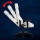 Fotel Songmics Fotel Gamingowy Obrotowy Ergonomiczny Biurowy Krzesło Dragon FURY Biały 4
