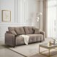 Sofa Kanapa Rozkładana z Funkcją Spania Wersalka Dwuosobowa Beżowa SEUL 2
