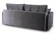 Sofa Kanapa Rozkładana z Funkcją Spania Wersalka Dwuosobowa Szara SEUL 6
