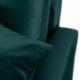 Sofa Kanapa Rozkładana z Funkcją Spania Wersalka Dwuosobowa Zielona FAVIO 10