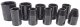 Falontech NASADKI UDAROWE 1/2'' KLUCZE 8-27mm ZESTAW 10szt 5