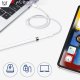Adapter Alogy Pencil Charger do rysika USB-C Lightning do Apple Pen umożliwiający ładowanie kablem Biały 4