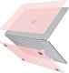 Etui do Apple Macbook Air 13.6 - M2/M3 2022/2023/2024/2025 Alogy AirGuard Elastyczna obudowa Matowa Przezroczysty Różowy 11