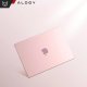 Etui do Apple Macbook Air 13.6 - M2/M3 2022/2023/2024/2025 Alogy AirGuard Elastyczna obudowa Matowa Przezroczysty Różowy 2