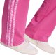 Legginsy damskie adidas Essentials 3-Stripes Print Cotton różowe JG6238 M 5