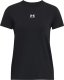 Koszulka damska Under Armour Rival Core SS czarna 1383648 001 XL 1