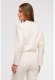 B292 Bluza z kopertowym dekoltem - waniliowa (kolor ecru, rozmiar L) 2