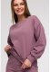 B293 Bluza z otwartymi plecami - wrzosowa (kolor wrzos, rozmiar M) 2