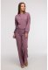 B293 Bluza z otwartymi plecami - wrzosowa (kolor wrzos, rozmiar M) 4