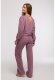 B293 Bluza z otwartymi plecami - wrzosowa (kolor wrzos, rozmiar M) 5