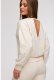 BeWear B293 Bluza z otwartymi plecami - waniliowa (kolor ecru, rozmiar L) 3