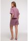 B294 Bluza oversize z krótkimi rękawami - wrzosowa (kolor wrzos, rozmiar 2XL/3XL) 4