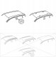 Bagażnik dachowy aluminiowy do OPEL Corsa D 5d (2007-2014r) 5