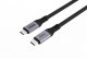 Kabel USB MicroConnect USB-C - USB-C 1 m Czarny (USB4CC1-240W-80GBPS) 1