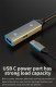 Kabel USB MicroConnect USB-A - USB-A Czarno-srebrny (USB3.0AAF20A) 2