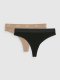 Majtki damskie stringi 4F F031 2-pak multikolor 4FWMM00UPTSF031 90S M 2