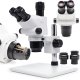 Profesjonalny Mikroskop Stereoskopowy Trinokularowy 6,5-65x dla Elektronika Jubilera 1