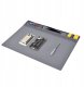 Techrebal Mata Silikonowa Stołowa 35x25cm do Lutowania Antystatyczna Szara Techrebal 1