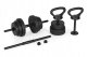 Hantle regulowane 2x20 kg sztanga zestaw 40 kg gryf kettlebell 8