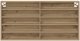 vidaXL Witryna Dąb rzemieślniczy Drewno inżynieryjne 100 x 8,5 x 50 cm 5