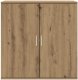 vidaXL Komoda Dąb rzemieślniczy Średni Drzwi 5