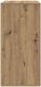 vidaXL Komoda Dąb rzemieślniczy Średni Drzwi 6
