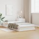 vidaXL Ramka łóżka Biała Lite drewno 100 x 220 cm Trwała Ramka łóżka 1