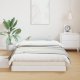 vidaXL Ramka łóżka Biała Lite drewno 100 x 220 cm Trwała Ramka łóżka 4