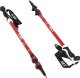 Kijki trekkingowe Nils Aluminiowe TK8601 regulowane 65-135cm 2