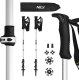 Kijki trekkingowe Nils Aluminiowe TK8602 regulowane 65-135cm 1