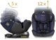 Fotelik samochodowy Nukido Aero Line czarno-granatowy 0-36 kg ISOFIX 11