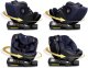 Fotelik samochodowy Nukido Aero Line czarno-granatowy 0-36 kg ISOFIX 2