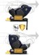 Fotelik samochodowy Nukido Aero Line czarno-granatowy 0-36 kg ISOFIX 7