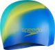 Dziecięcy czepek pływacki silikonowy Multi Colour Silc Cap Ju niebiesko-zielony 2