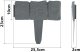 Obrzeże ogrodowe Plonos 250 cm PL-962 szare 3