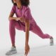 Legginsy damskie 4F F301 różowe 4FWAW24TFTIF301 53S S 3